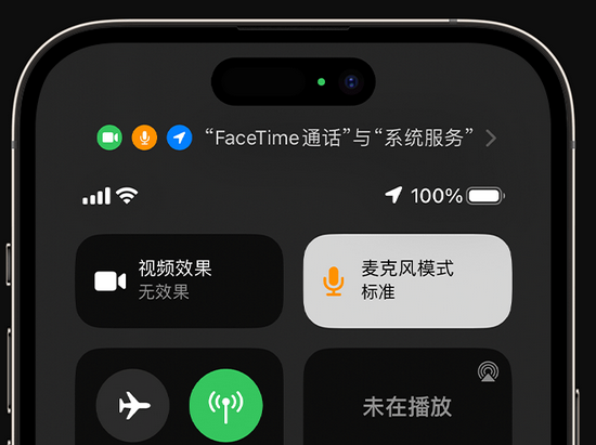 长岭苹果授权维修网点分享iPhone在通话时让你的声音更清晰 