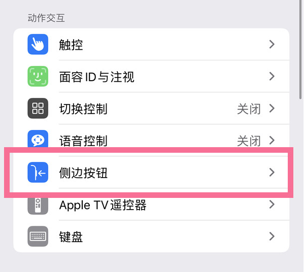 长岭苹果14维修店分享iPhone14 Plus侧键双击下载功能关闭方法 