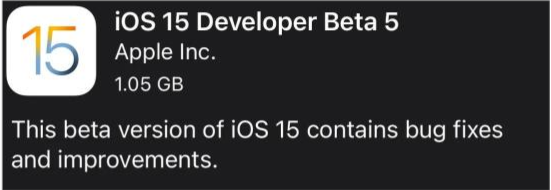 长岭苹果手机维修分享如何升级到iOS15.0 beta5 