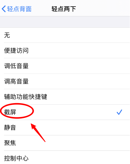 长岭苹果手机维修分享iPhone12如何启用双击截屏 